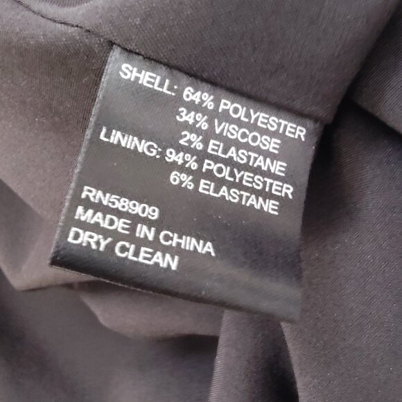 Antonio Milani, Cocktail Midi Sheath Dress, Plaid, Size 6 - Picture 9 of 9